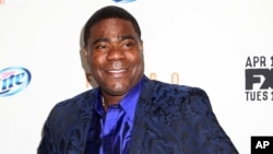 FILE - Actor Tracy Morgan attends the FX Networks Upfront premiere screening of "Fargo" at the SVA Theater in New York, April 9, 2014.