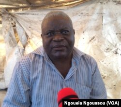 Edouard Adzotsa, syndicaliste, à Brazzaville, le 7 février 2018. (VOA/Ngouela Ngoussou)