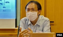 香港伍倫貢學院社會科學院助理教授李敏剛(美國之音/湯惠芸)