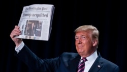 Acquitté, Donald Trump se répand en invectives contre ses opposants