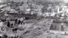 Một góc thành phố Huế bị tàn phá trơ trụi. Ảnh chụp từ máy bay Mỹ.