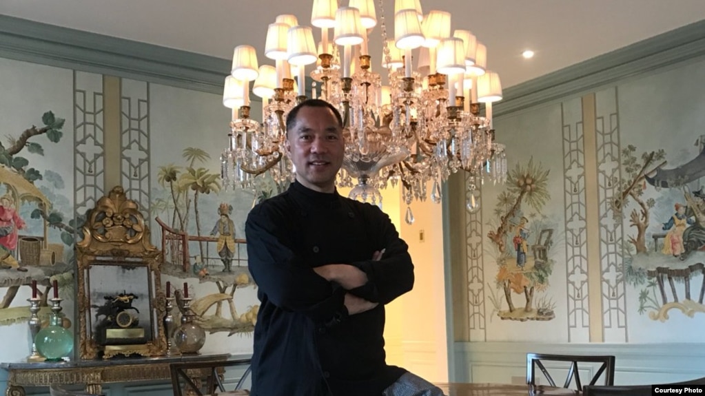 郭文贵在纽约的家里(郭文贵推特图片)