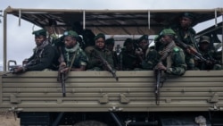 FILE: DRC soldiers conduct a rapid deployment exercise on the outskirts of Mutwanga, which has been repeatedly attacked by the armed group Allied Democratic Forces (ADF), Beni Territory, Rwenzori Sector, northeastern Democratic Republic of Congo, on 5.24.2021