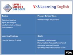 Let's Learn English - Level 1 - Lesson 9