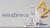 AstraZeneca တံဆိပ်စာတန်းအရှေ့က ကာကွယ်ဆေးပုလင်း တချို့။ (စက်တင်ဘာ ၀၉၊ ၂၀၂၀)