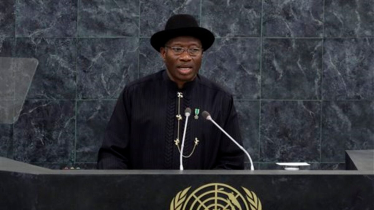 Shugaba Goodluck Jonathan na Nijeriya a Majalisar Dinkin Duniya