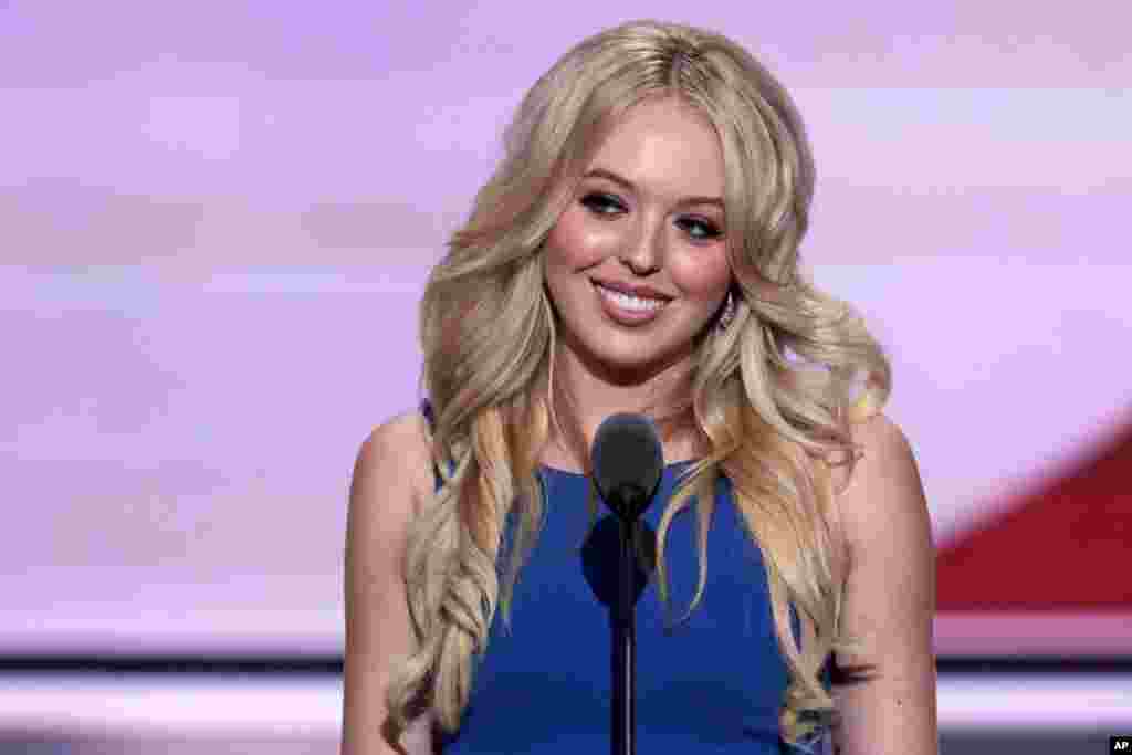 Tiffany Trump, fille du président Doanld Trump, à Cleveland, 19 juillet 2016.