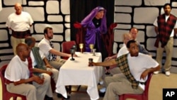 Shakespeare Behind Bars' inmate ensemble cast performs "Macbeth" in 2009.