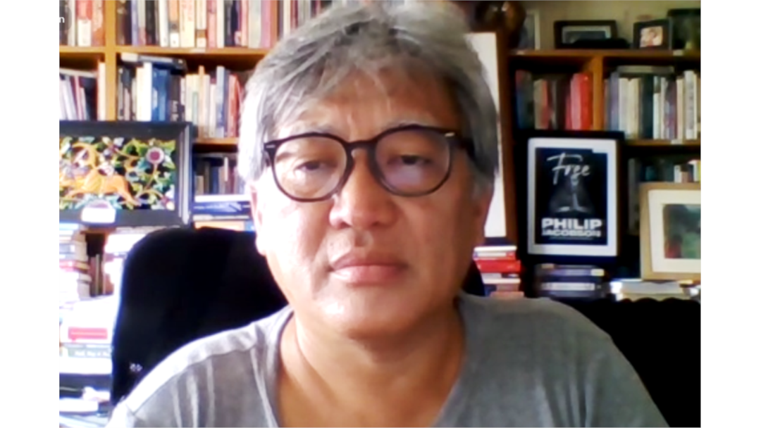 Andreas Harsono dari Human Rights Watch dalam tangkapan layar. (Foto: VOA/Nurhadi)