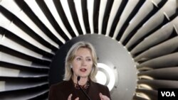 Hillary Rodham Clinton habló durante un evento que promueve las iniciativas entre Malasia y EE.UU., antes de su viajar a Papúa Nueva Guinea.