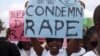 Marche contre le viol organisée par l'Ong Project Alert à Lagos, le 5 octobre 2011. La police nigériane a constaté une augmentation des violences contre les femmes et filles pendant le confinement dû à la pandémie de Covid-19 en 2020. (REUTERS/Akintunde Akinleye)