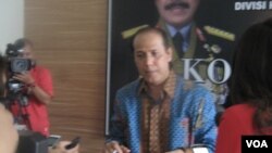 Kepala Biro Penerangan Masyarakat Polri Brigjen Pol Rafli Amar (Foto: VOA/Andylala).