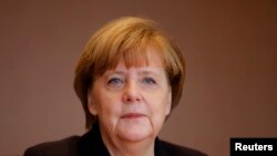 German Chancellor Angela Merkel in Berlin, Dec. 1, 2015. Time magazine named Merkel its 2015 "Person of the Year".