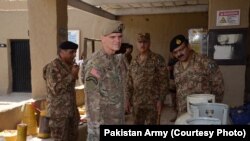 US CENTCOM Chief Gen. Joseph Votel visits North Waziristan, Pakistan, Aug. 19, 2017.