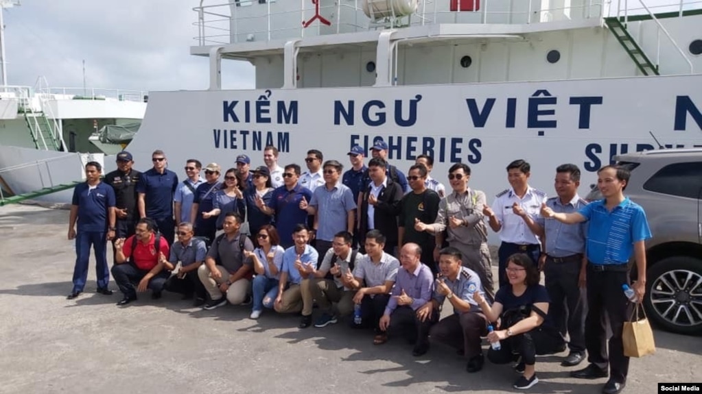 Hoa Kỳ hỗ trợ Việt Nam về quản lý nghề cá và khả năng thực thi pháp luật biển. Photo Facebook US Embassy Hanoi 14/02/2020.