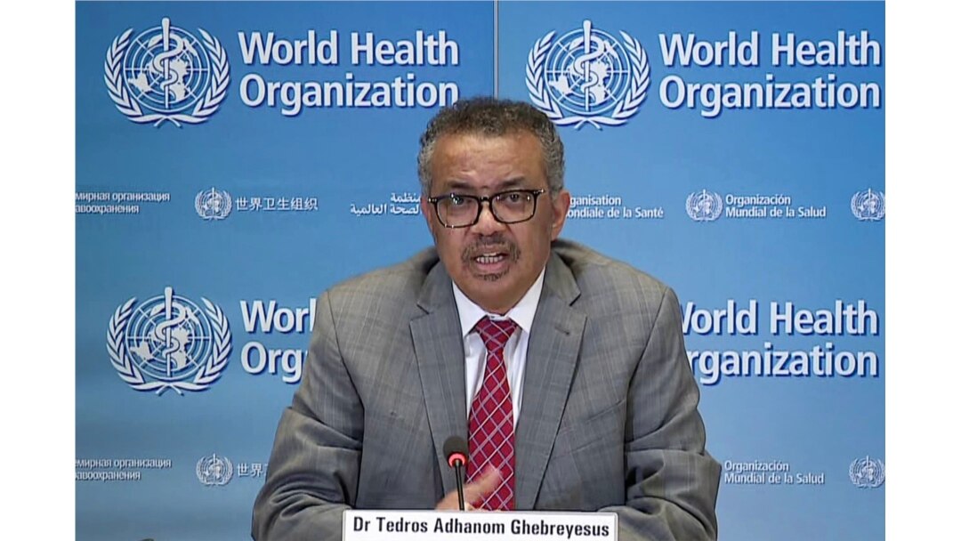 Tedros Adanom Gebreyesus, Jahon Sog'likni Saqlash Tashkiloti rahbari