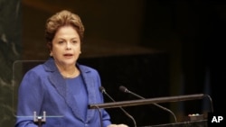 Dilma Roussef, president du Bresil 