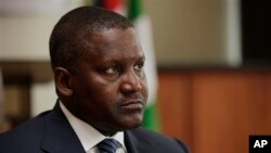 Nigerian billionaire businessman, Aliko Dangote.