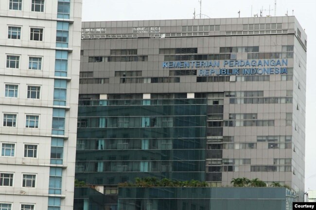 Gedung Kementerian Perdagangan di Jakarta. (Foto: Kemendag)