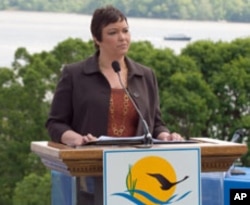 EPA administrator Lisa P. Jackson announces a presidential order to protect and restore the Chesapeake Bay, creating "a tougher era in federal leadership."