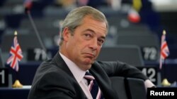 Nigel Farage met Donald Trump in Nov., 2016, and offered his services as Britain's ambassador to the United States - something that has been rejected by May's government.