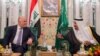 دیدار حیدر العبادی نخست وزیر عراق با ملک سلمان پادشاه عربستان سعودی در ریاض - ۲۹ خرداد ۱۳۹۶