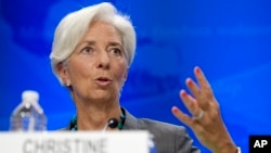 Christine Lagarde, directrice du FMI à Washington, le 22 juin 2016.