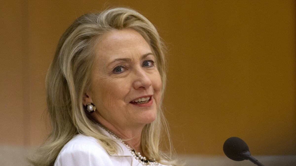 US Secretary Of State Hillary Clinton