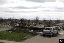Destroyed property is seen in Fort McMurray, Alberta, May 9, 2016. (Rachel La Corte/The Canadian Press)