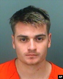 FILE - This photo provided by the Pinellas County Sheriff's Office shows Brandon Russell, June 7, 2017.
