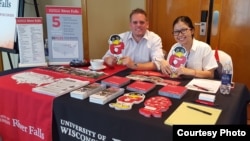 International Admissions Counselor Bryan Holzer guides students in the admissions process for University of Wisconsin-River Falls