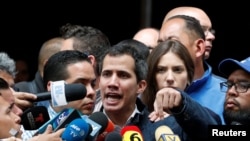Lãnh đạo đối lập Juan Guaido, Tổng thống lâm thời tự xưng của Venezuela.