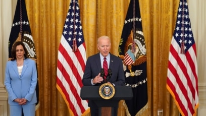 Tổng thống Mỹ Joe Biden và Phó Tổng thống Kamala Harris.