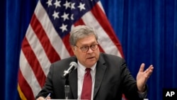 ကန်ရှေ့နေချုပ် William Barr