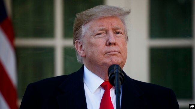 Tổng thống Hoa Kỳ Donald Trump.
