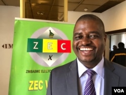 Qhubani Moyo of the Zimbabwe Electoral Commission in Harare says his organization has met all reasonable and practical demands by the opposition to ensure free and fair polls. June 24, 2018 (S. Mhofu/VOA)