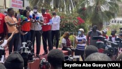 Maimouna Ndour Faye, patronne de presse et plusieurs fois victimes de menaces, à Dakar, le 4 mai 2021.