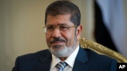 Egyptian President Mohamed Morsi, Oct. 7, 2012. 