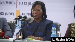 Malawi Electoral Commission Chairperson Jane Ansah said Saturday she could not announce presidential results because of a court injunction obtained by opposition candidate Lazarus Chakwera of the Malawi Congress Party.