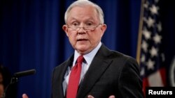 Jaksa Agung Amerika, Jeff Sessions (foto: dok). 