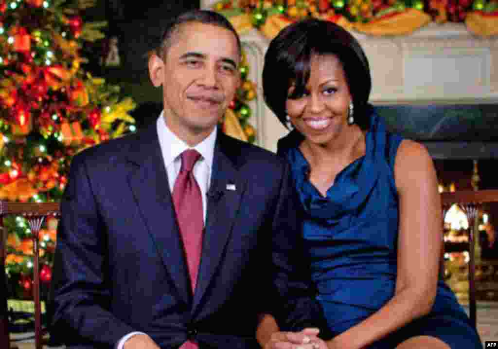 President Obama and the First Lady wish families across the country a “Merry Christmas” and encourage everyone to support the troops and their families this holiday season.