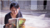 Promotional photo of Yem Sovannry reading a book. (Photo courtesy: Cambodian Children’s Fund)