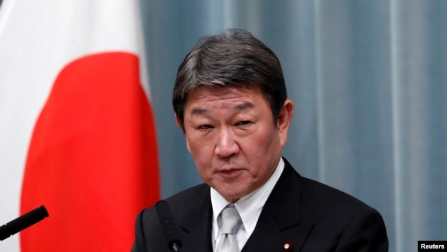 Menteri Luar Negeri Jepang Toshimitsu Motegi di Tokyo, Jepang, 11 September 2019. (REUTERS/Issei Kato/File Photo)