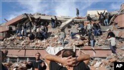 زلزلۀ شدید شرق ترکیه را تکان داد