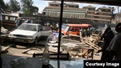 Mlipuko wa bomu ndani ya soko la Gikomba Nairobi May 16 2014
