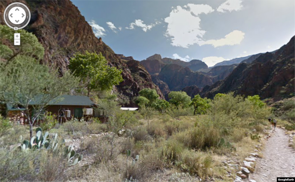 The Phantom Ranch is a resort village on the north side of the Colorado River. As one of the most popular sites in the canyon, it is booked years in advance. The site is said to be built on an ancient Indian ceremonial ground.