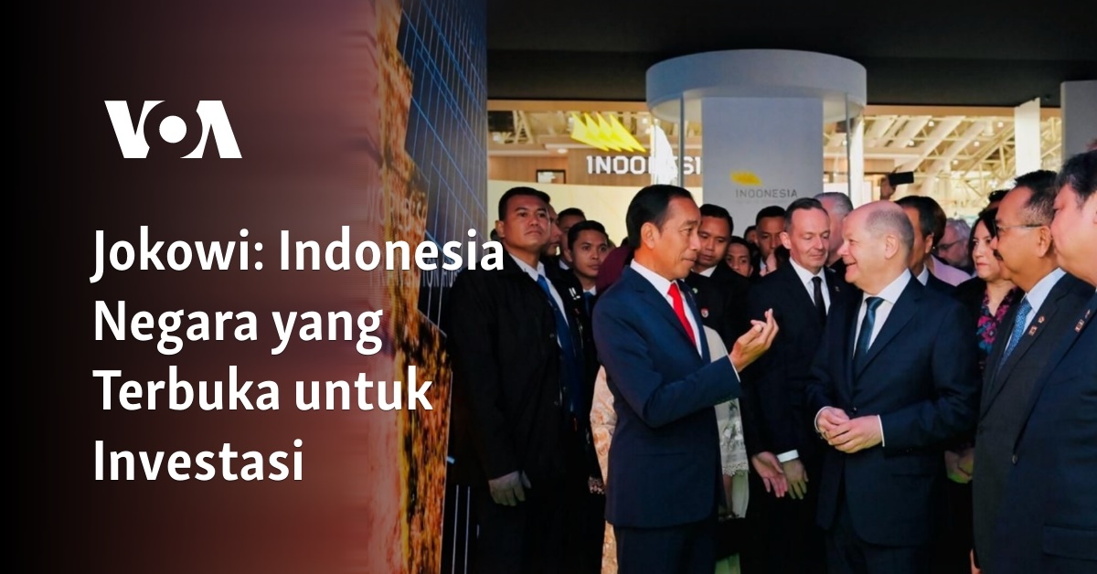 Jokowi: Indonesia Negara Yang Terbuka Untuk Investasi