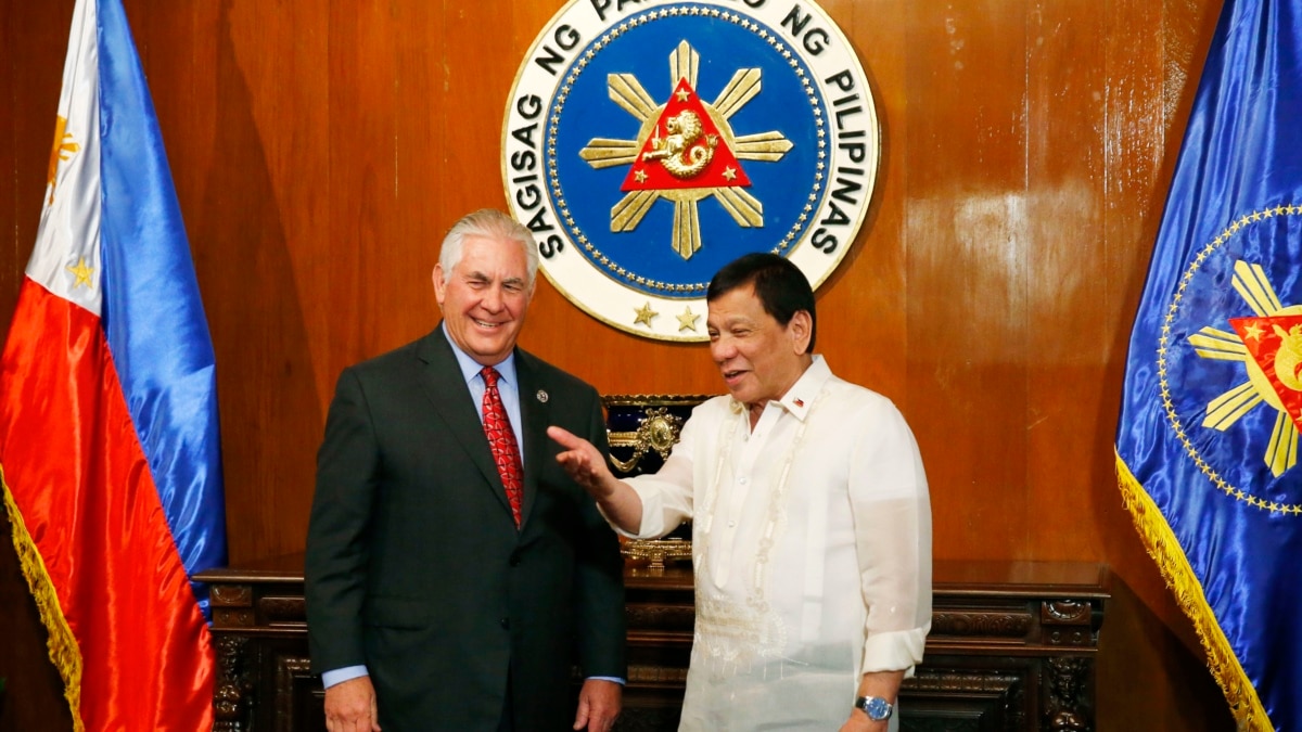 Philippines Seeks To Improve Relations With Us 