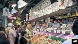 Customers at Pike Place Fish Market are finding a different selection of seafood now that the stall is going sustainable.