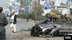 Ledakan di Jalalabad menewaskan gubernur (kepala daerah) propinsi Nangarhar, Afghanistan Timur (8/3).